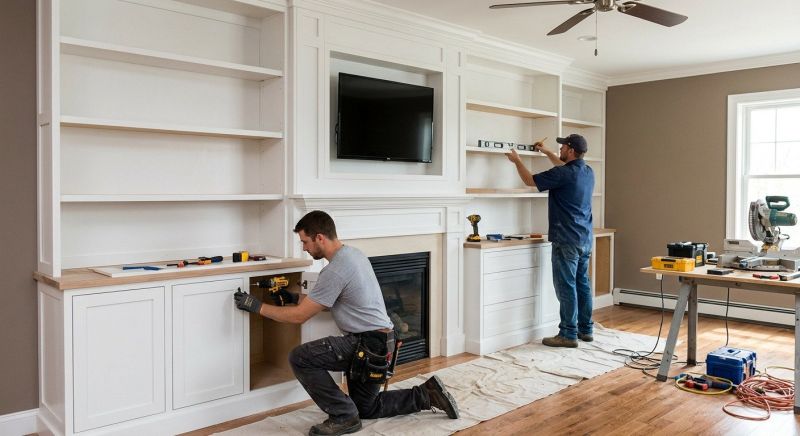 Built In Storage Installation in Greensboro, NC