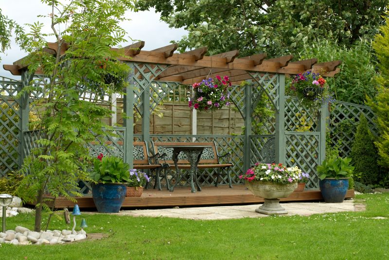 Lattice Arbor Installation in Wilmington, NC