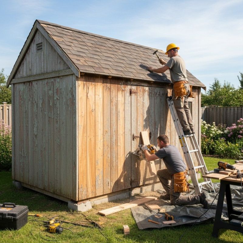Shed Damage Repair in Alpharetta, GA