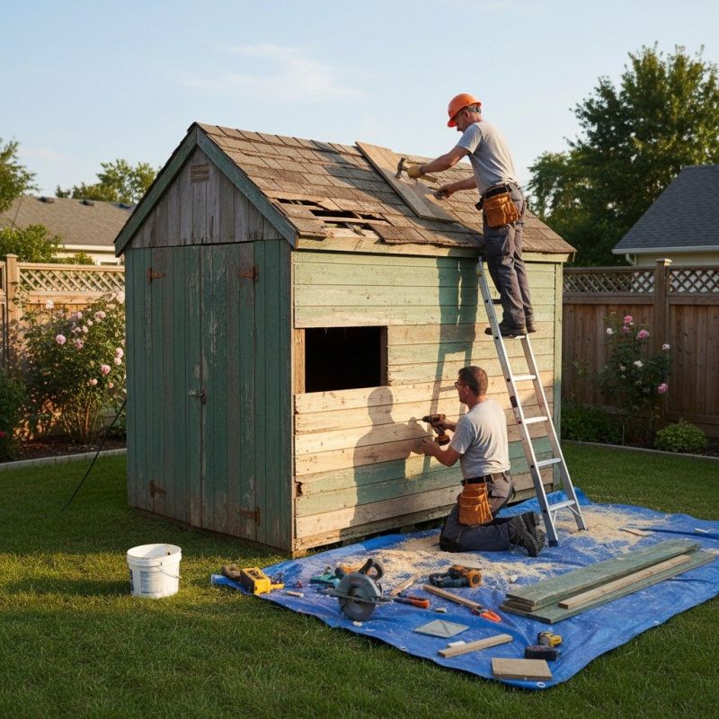 Shed Roof Repair in Olathe, KS